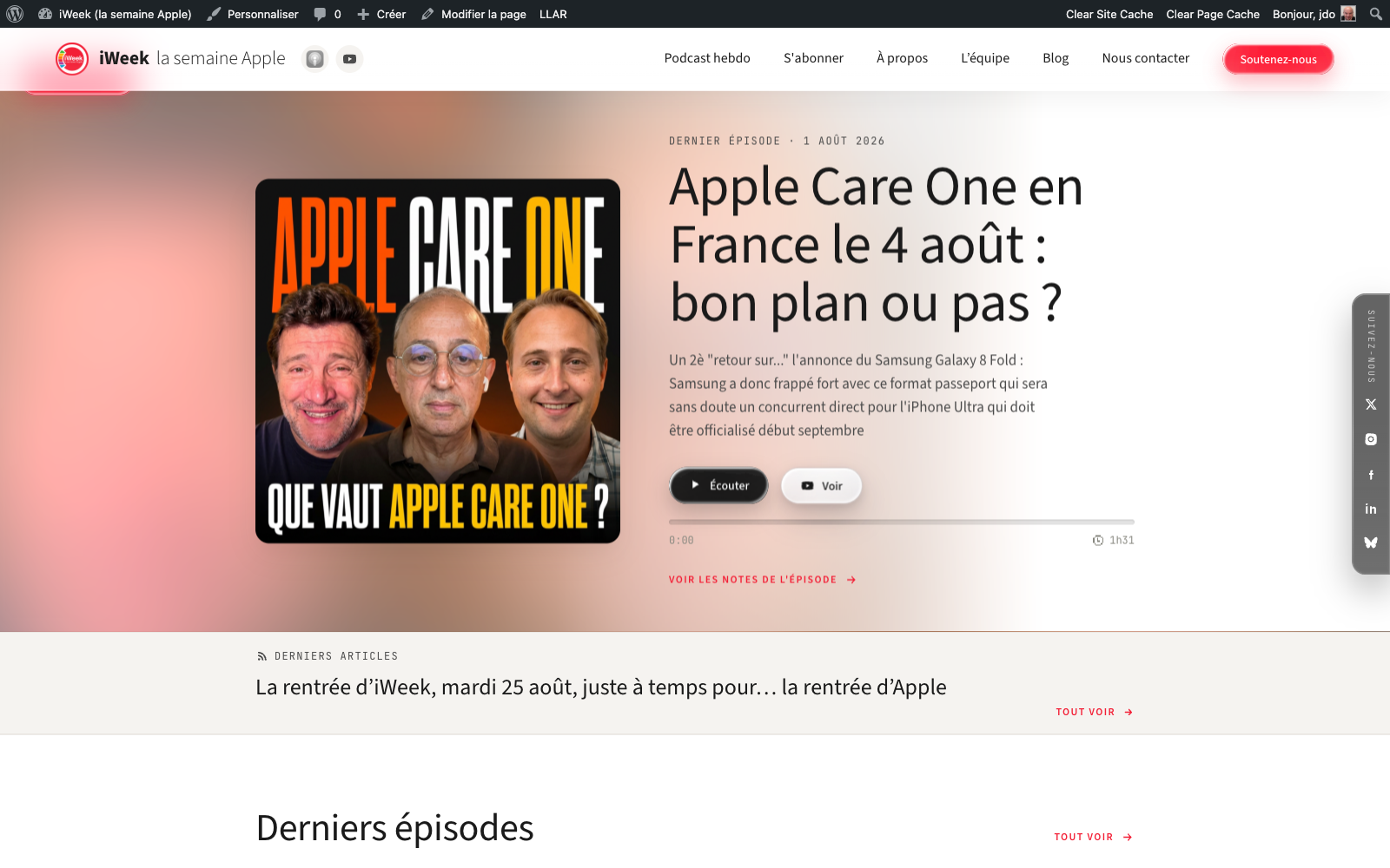iWeek (la semaine Apple)